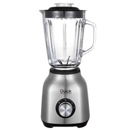 LICUADORA QUICK 2V 1.5L BASE INOX JARRA VIDRIO
