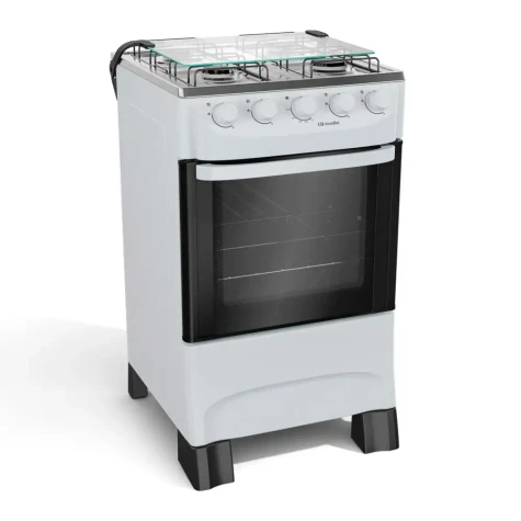 COCINA A GAZ 4H MUELLER MFI4BA BLANCO - MODERATTO