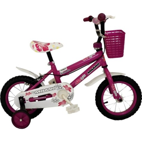 BICICLETA 12 MILANO FIORENZA LILA