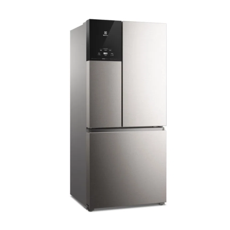 HELADERA 2P ELECTROLUX IM8S FREZZER ABAJO 590L SILVER