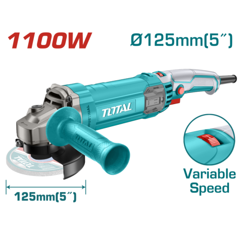 AMOLADORA TOTAL 1100W 125MM