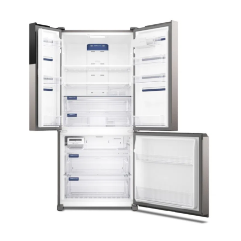 HELADERA 2P ELECTROLUX IM8S FREZZER ABAJO 590L SILVER