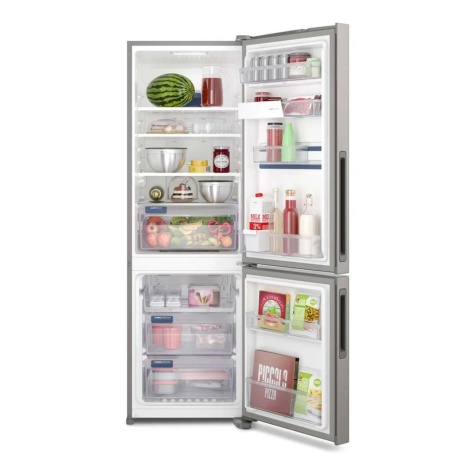 HELADERA 2P ELECTROLUX IB44S FREZZER ABAJO 400L SILVER