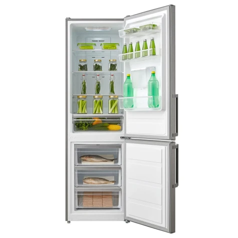 HELADERA 2P MIDEA MOD 400 FRIOSECO SILVER C/DISPENSER