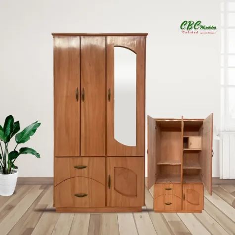 ROPERO PLACARD 3P LINEA LP NATURAL 188*104*54