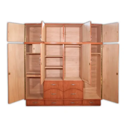 ROPERO PLACARD 4P LINEA LA EE NATURAL 230*170*53