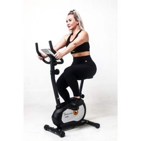 GINASIA BICICLETA ESTATICA EVOLUTION B802 110KG DISCO