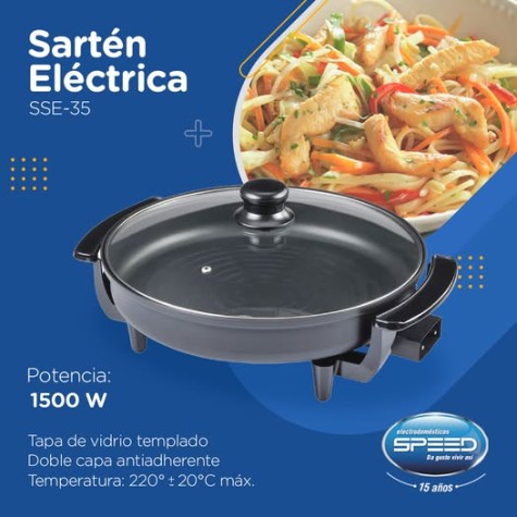 Olla Speed Electrica C/Tapa Ovalada SSE-35