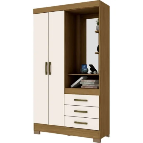 ROPERO 2P BRIZ B64 3G NATURE OFF WHITE