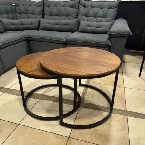 MESA CENTRO NIDO DUO  NF- CASTAÑO