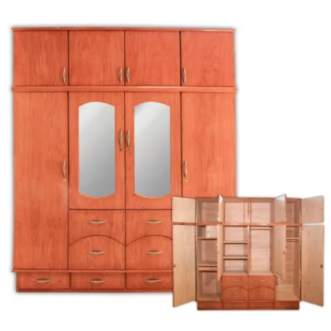 ROPERO PLACARD 4P LINEA LA EE NATURAL 230*170*53
