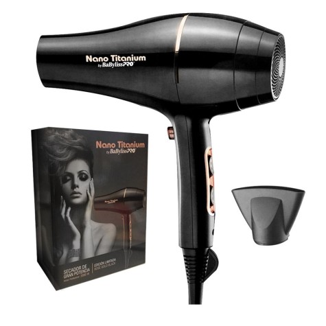 SECADOR BABYLISS BLACK ROSE GOLD