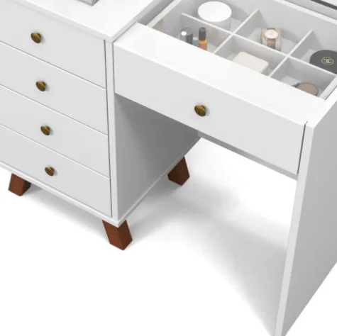 TOHALET CAMARIN MIEL PAT BLANCO