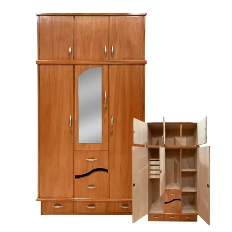 ROPERO PLACARD 3P LINEA LA EE NATURAL 230*130*53