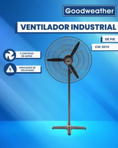 VENTILADOR PIE GOODWEATHER SEMI-IND 26