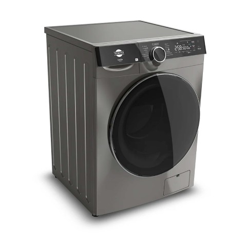 LAVARROPA AUTOMATICO TOKYO CECILIA 8K 1400RPM FRONTAL GRIS