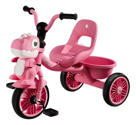 TRICICLO METALICO DINOSAURIO AZ/RS/VER