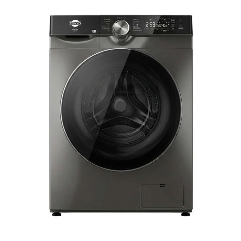 LAVARROPA AUTOMATICO TOKYO CECILIA 8K 1400RPM FRONTAL GRIS