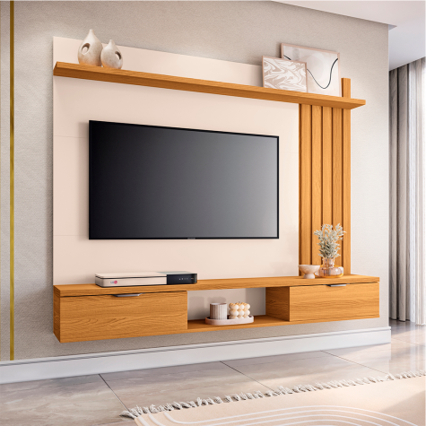 PANEL HOME SUSPENSO LETS CINAMONO - OFF WHITE