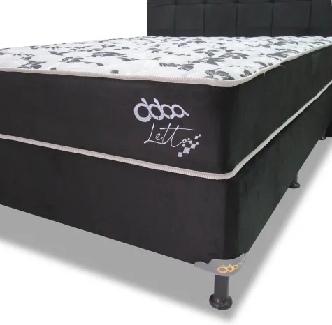 SOMMIER 100*190 LETTO MAS NEGRO