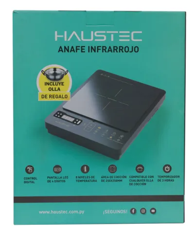 COCINA ELECTRICA1H HAUSTEC PLACA INFRARROJA