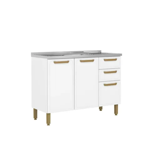 ARMARIO BERTOLINI COLORS BLANCO BALCON 105CM 2C C/PILETA