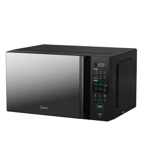 MICROONDAS MIDEA 20L NEGRO VIDRIO ESPEJADO