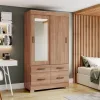 ROPERO 2P BRIZ B25 CORREDIZO C*ESPEJO JEQUETIBA OFF WHITE