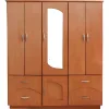 ROPERO PLACARD 5P LINEA LP NATURAL 188*160*55