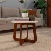 MESA CENTRO JASMIN OFF WHITE/CEDRO