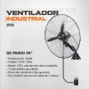 VENTILADOR PARED WIN 26 DIAMETRO