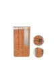 ROPERO PLACARD 3P LINEA LP NATURAL 188*104*54