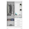 ROPERO 2P BRIZ B64 3G BLANCO