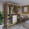ROPERO 2P PROVINCIA CARV/OFF WHITE FOSCO