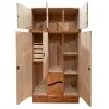 ROPERO PLACARD 3P LINEA LA EE NATURAL 230*130*53
