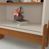 COMBO RACK PANEL WOOD 1.2 CINAMOMO MIEL/PEROLA METALIZ