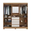 ROPERO 2P PROVINCIA CARV/OFF WHITE FOSCO