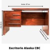 MESA ESCRITORIO ALASKA NOGAL *